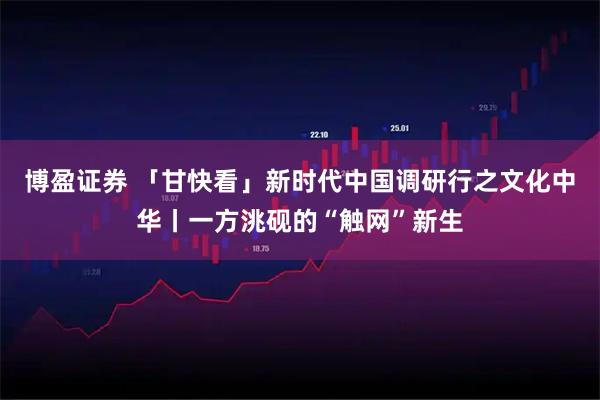 博盈证券 「甘快看」新时代中国调研行之文化中华丨一方洮砚的“触网”新生